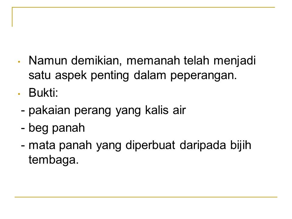 Sejarah Memanah Di Dunia Sejarah Memanah Di Malaysia Ppt Video Online Download