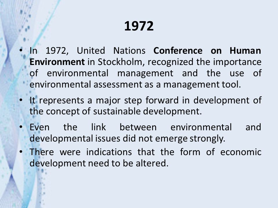History of Evolution of Sustainable Development - ppt video online download
