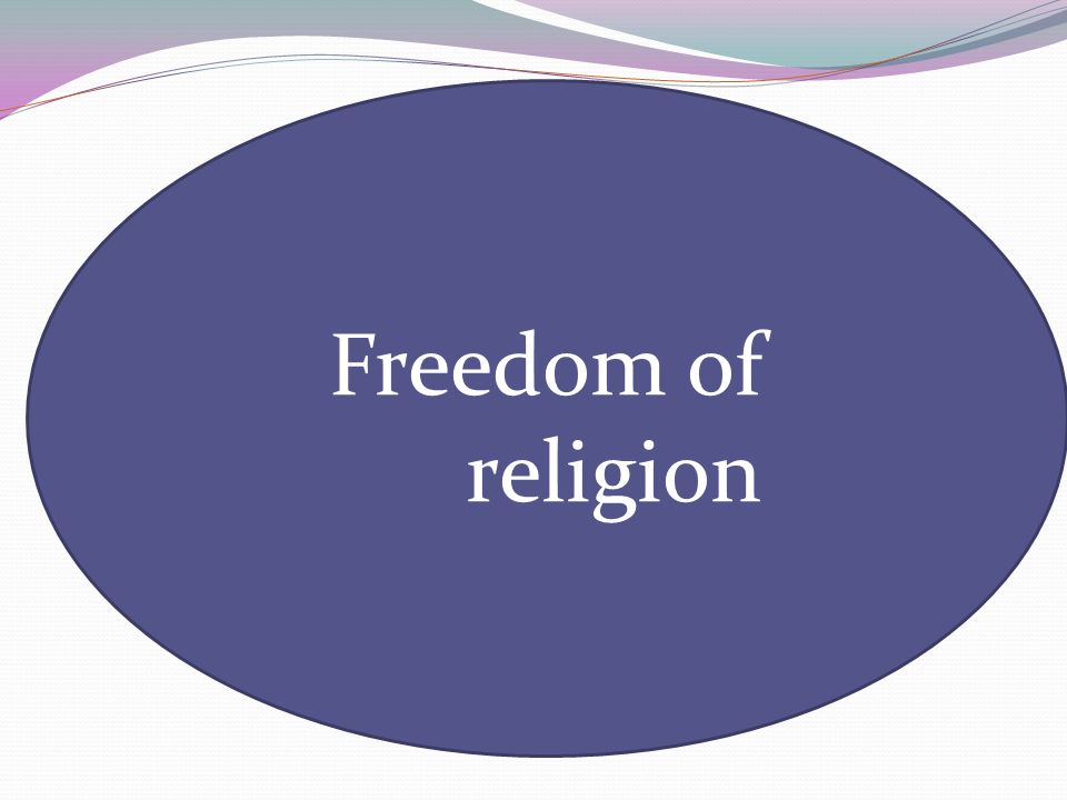 Freedom of religion