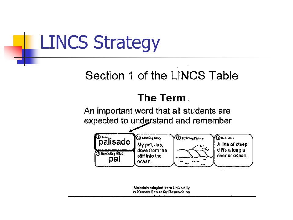 LINCS Strategy