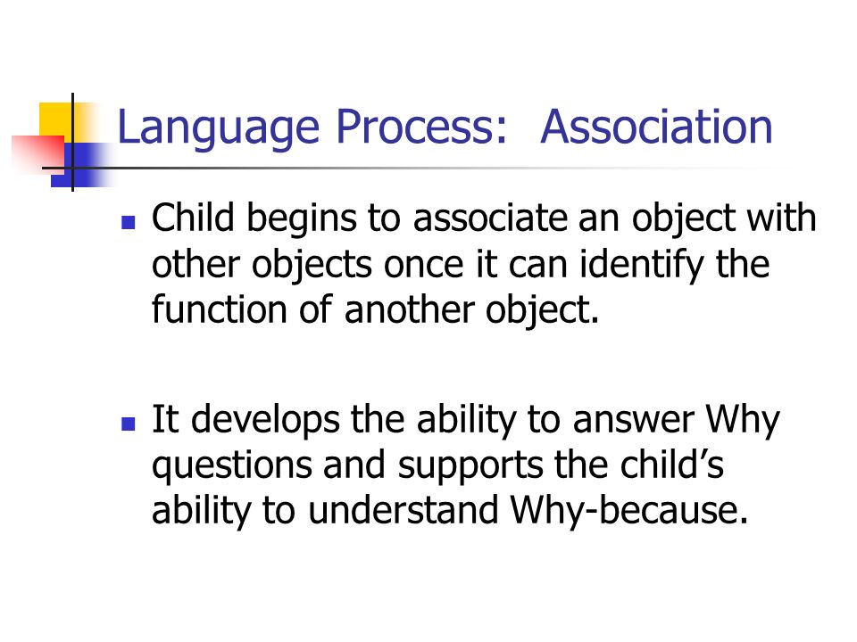 Language Process: Association
