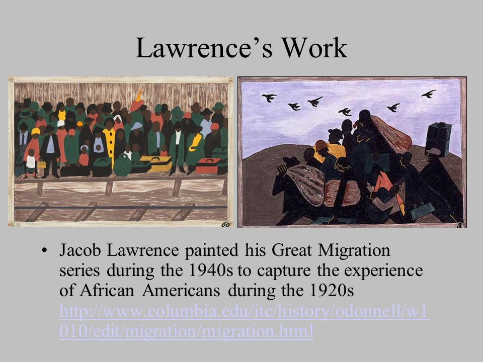 Lawrence’s Work