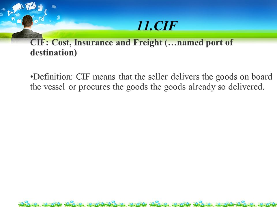 Cost, Insurance, and Freight (CIF) Definition, Rules, and Example