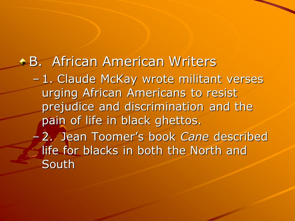 B. African American Writers