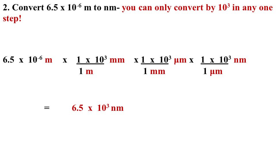 10 Metric Conversions and Unit Analysis. - ppt video online download