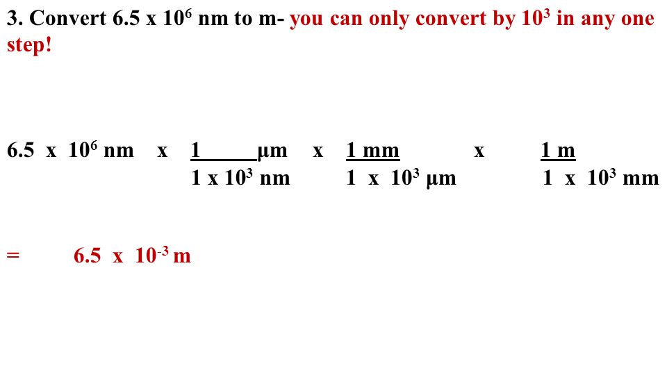 10 Metric Conversions and Unit Analysis. - ppt video online download