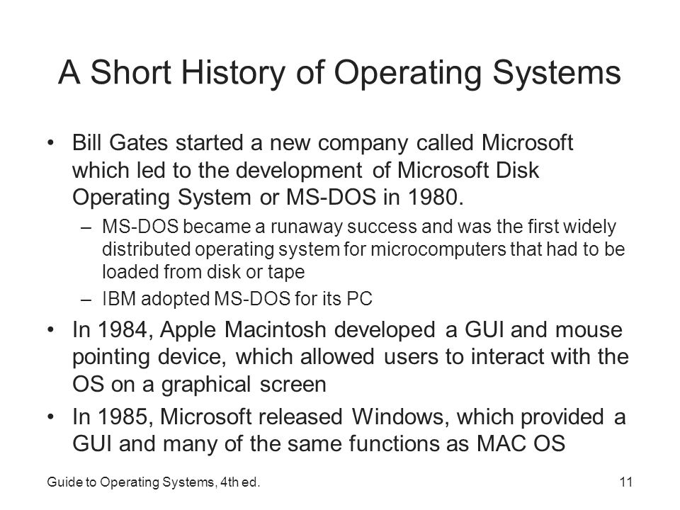A Short History of Microsoft