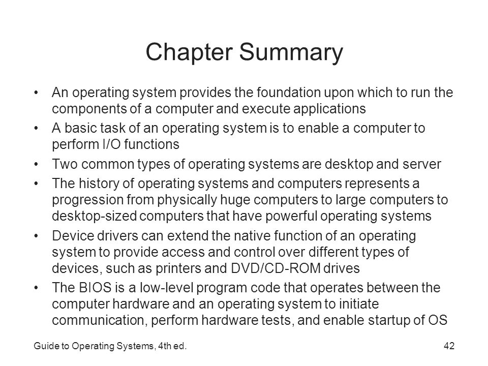 Guide To Operating Systems 4th Ed Ppt Video Online Download