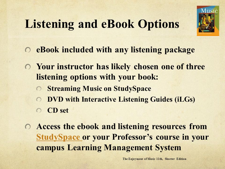 The Enjoyment Of Music First Day Of Class Overview Ppt Download