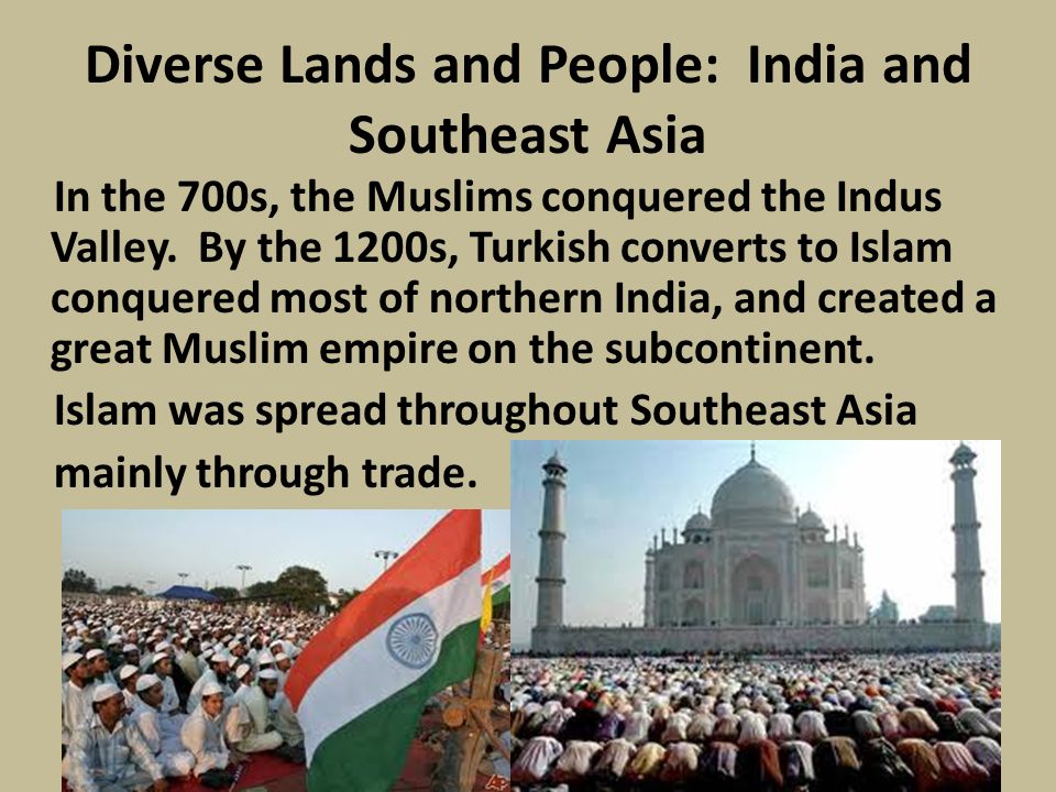 Diverse Lands and People: India and Southeast Asia