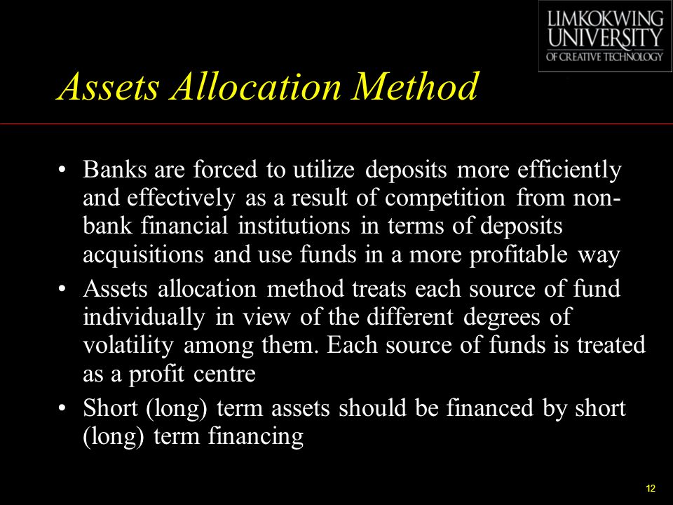 Assets Allocation Method