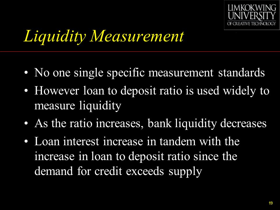 Liquidity Measurement
