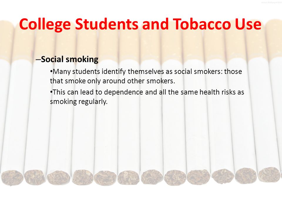 College Students and Tobacco Use