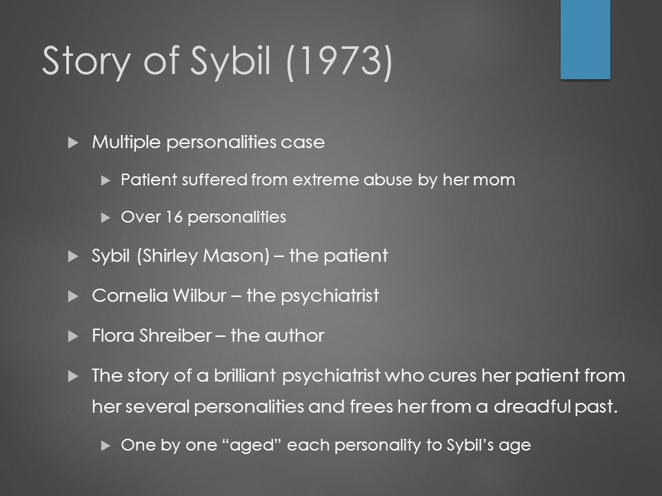 sybil split personality