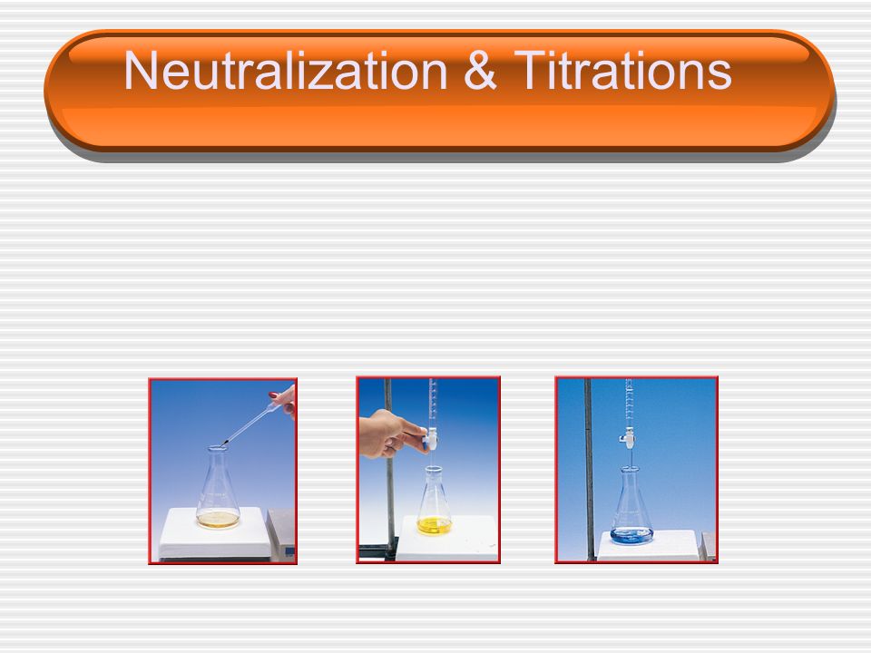 Neutralization & Titrations