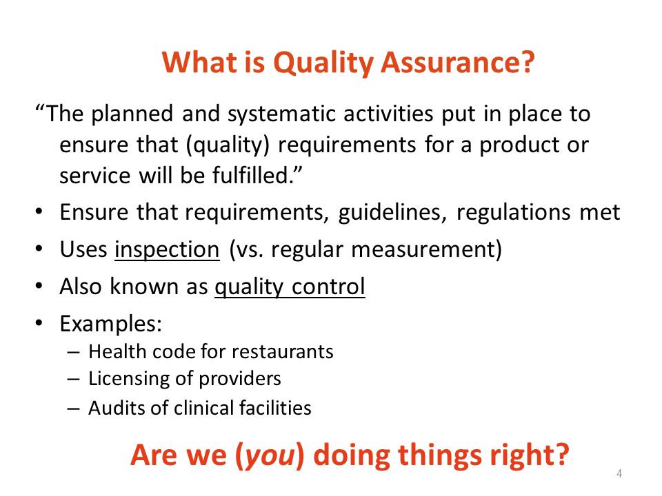 quality assurance examples in healthcare quality assurance examples in healthcare
