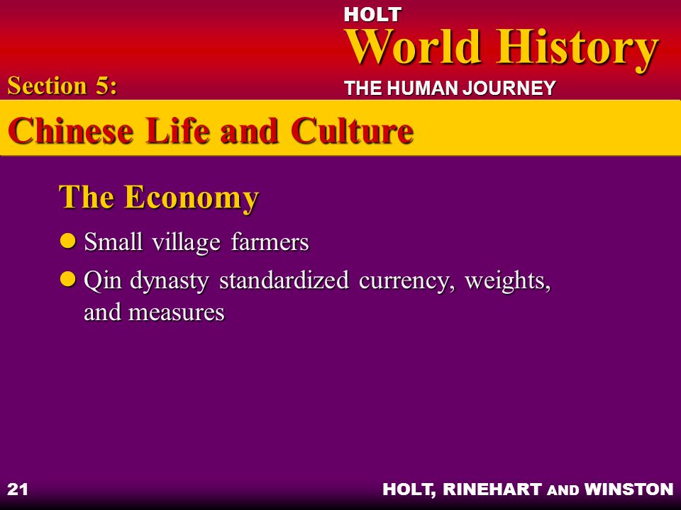 Chinese Life and Culture