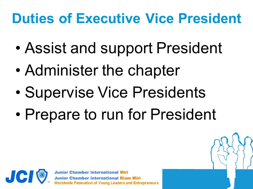 Duties of Executive Vice President