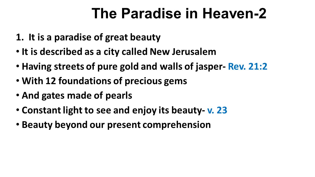 The Paradise in Heaven-2