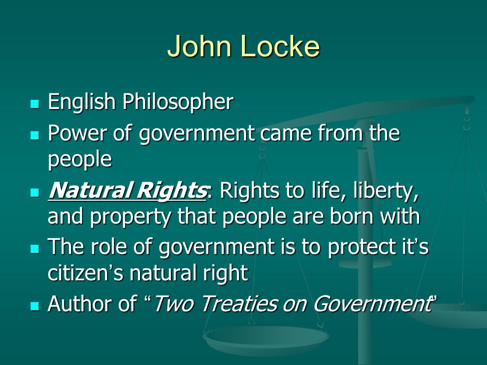 John Locke English Philosopher