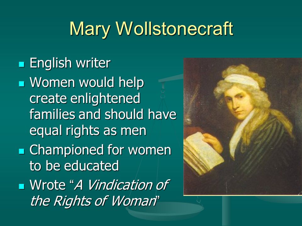 Mary Wollstonecraft English writer