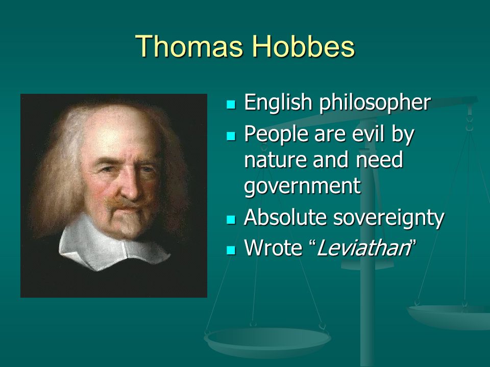 Thomas Hobbes English philosopher