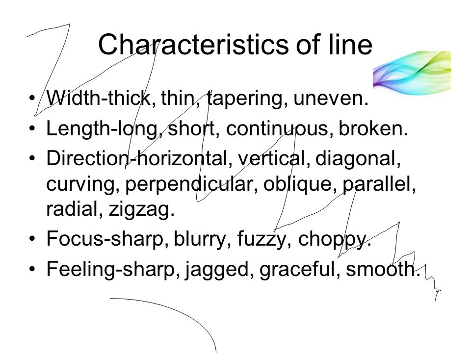 Characteristics of line