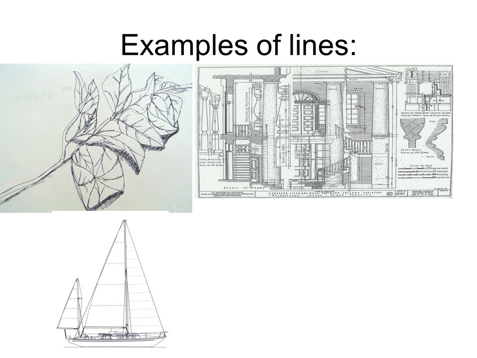 Examples of lines: