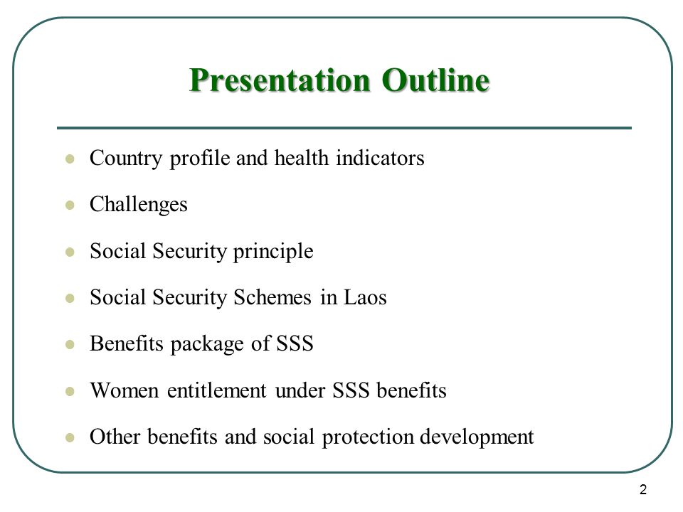 Presentation Outline Country profile and health indicators Challenges