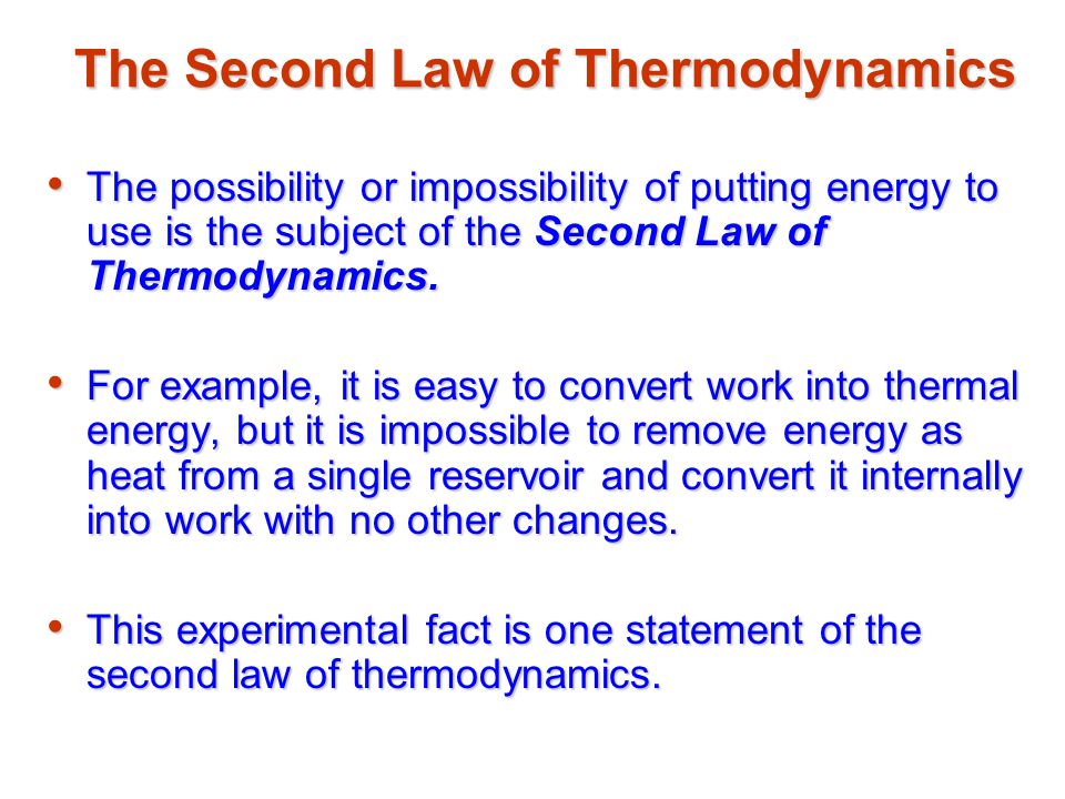 example of second law of thermodynamics example of second law of thermodynamics