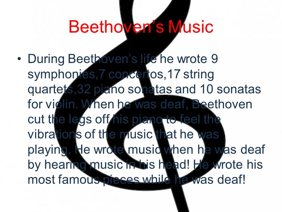 Beethoven’s Music