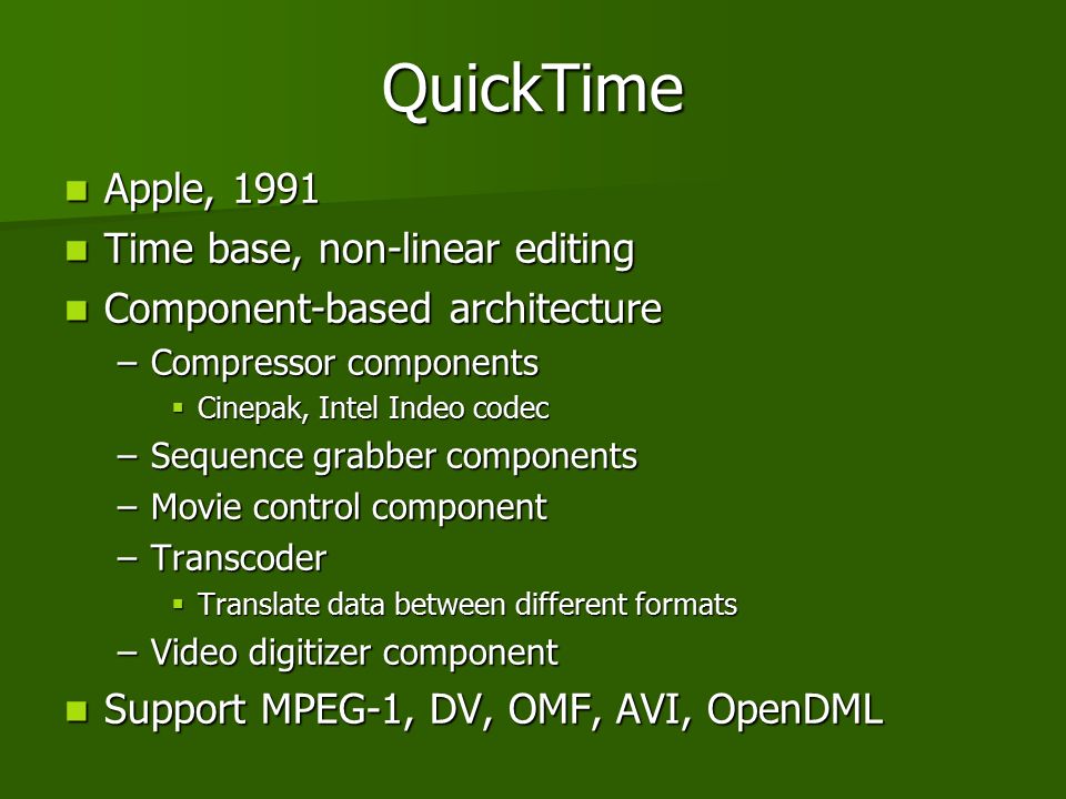 intel indeo video intel indeo video