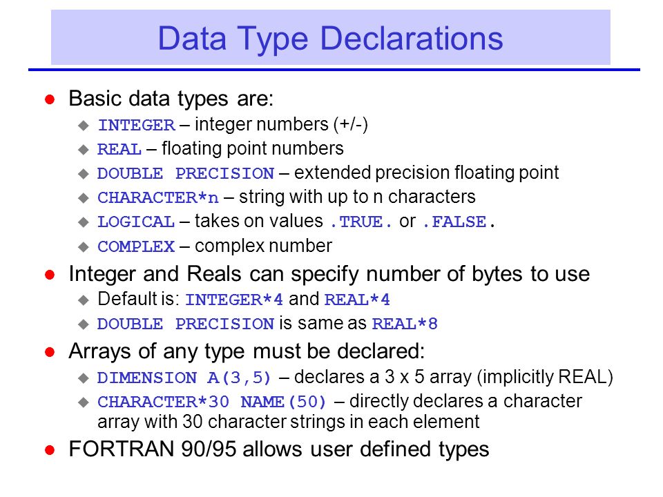 Introduction To Fortran Ppt Video Online Download