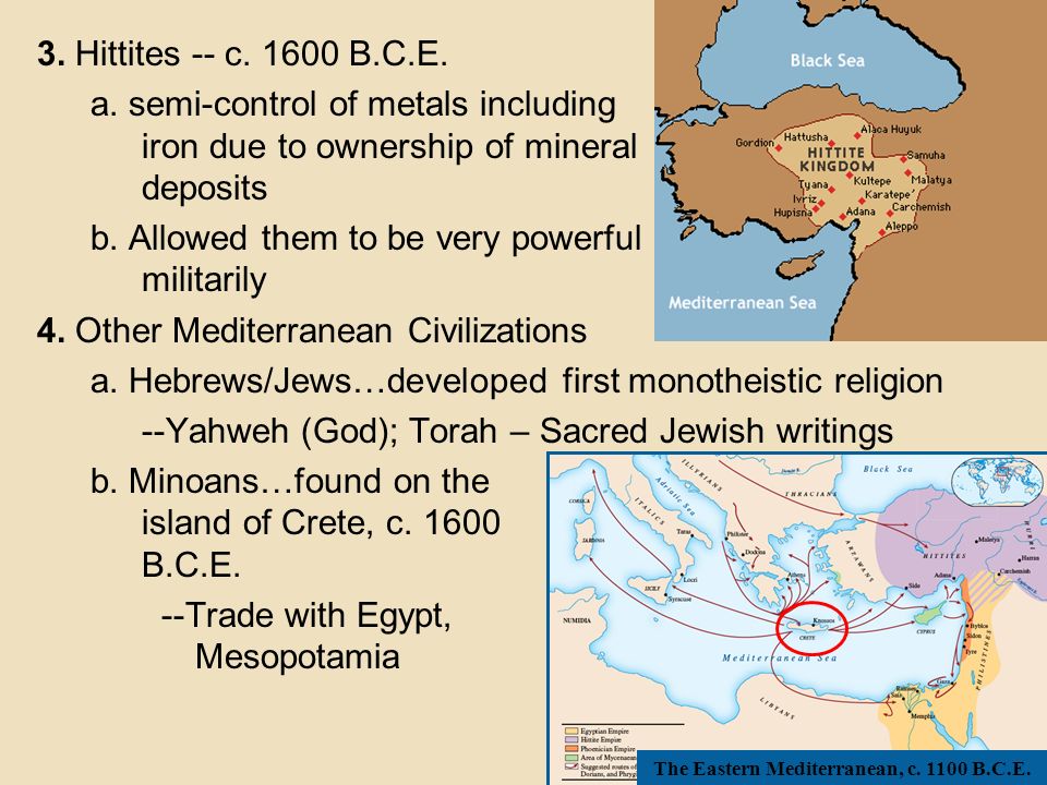 The Eastern Mediterranean, c B.C.E.