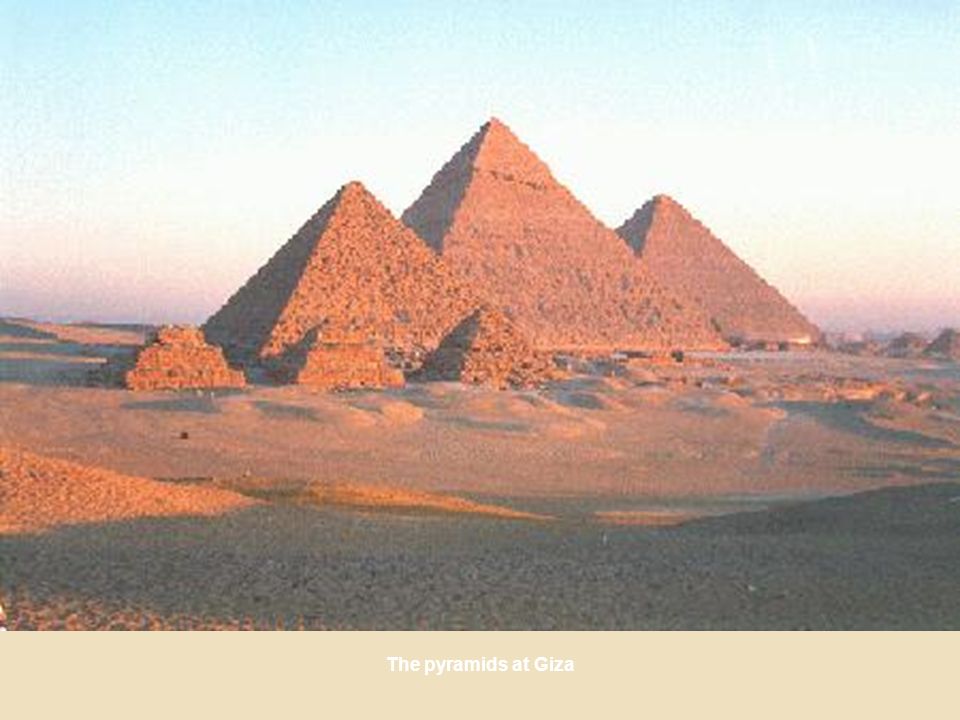 The pyramids at Giza 28