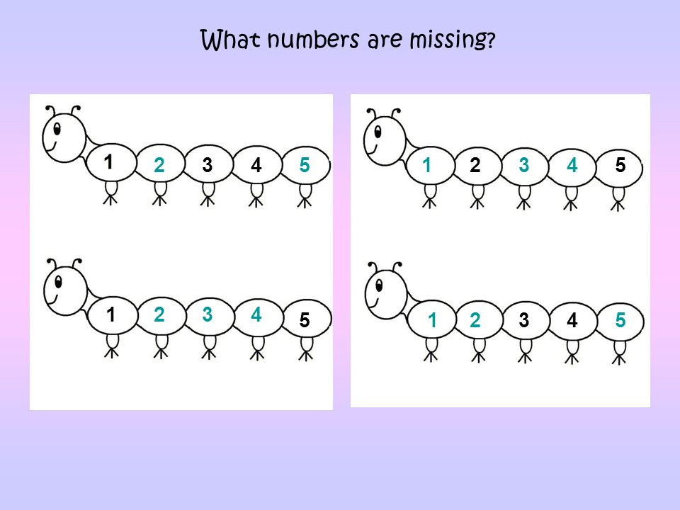 What numbers are missing