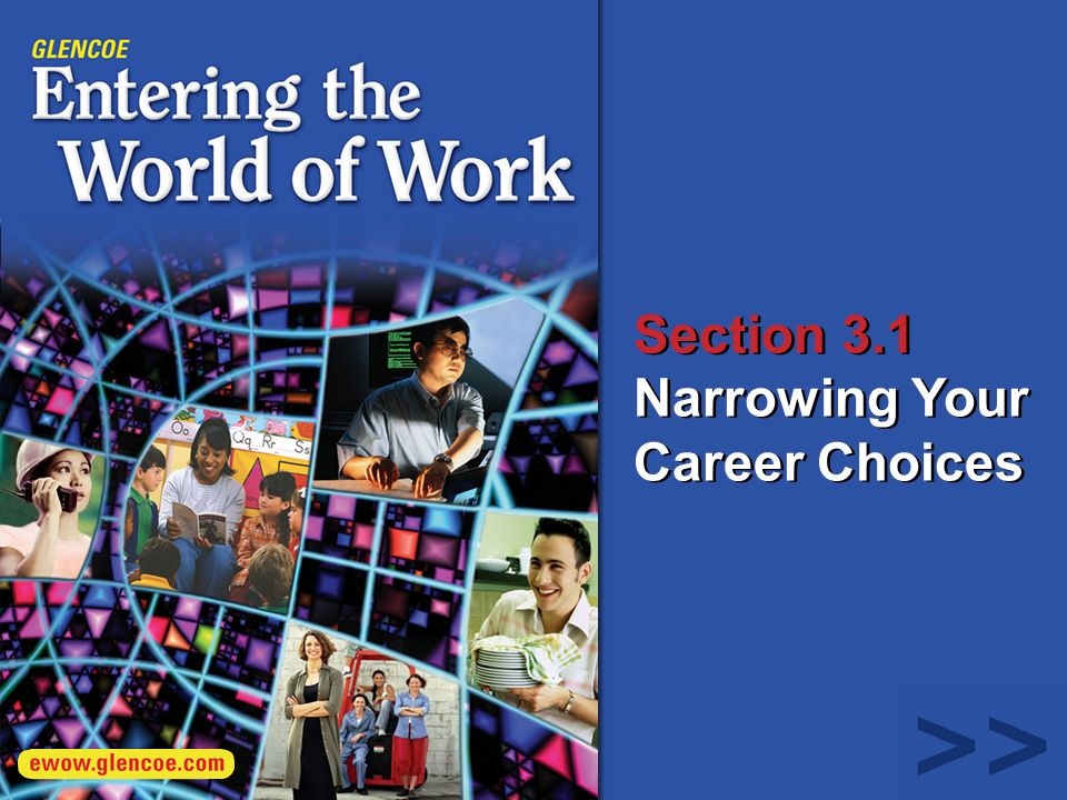 Section 3.1 Narrowing Your Career Choices