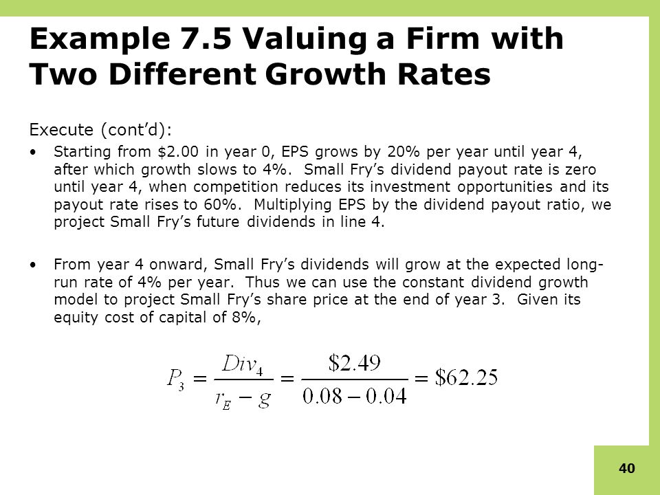 Chapter 7 Stock Valuation. - ppt download