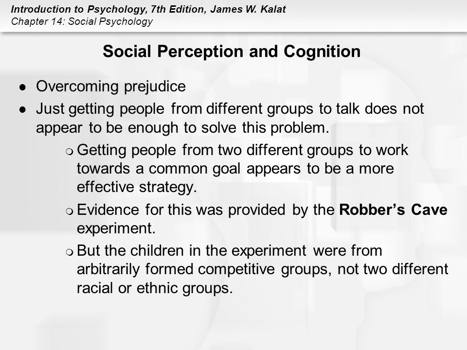 social perception and social cognition