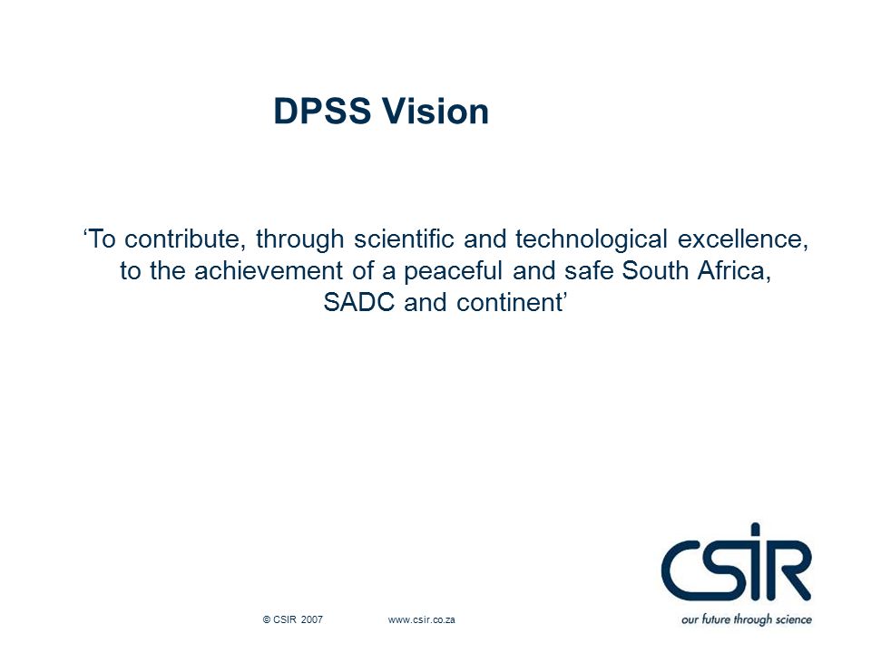 DPSS Vision
