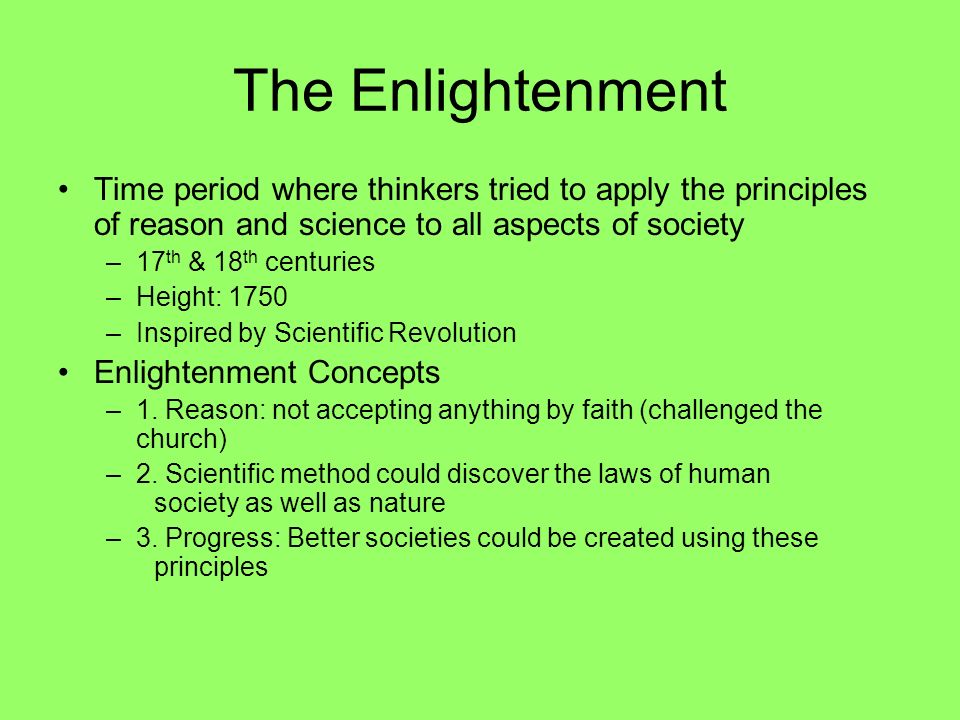 The Age of Enlightenment - ppt