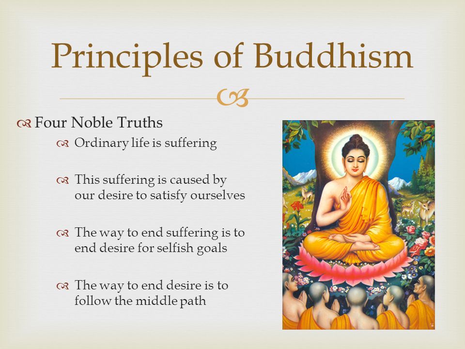 the principles of buddhism
