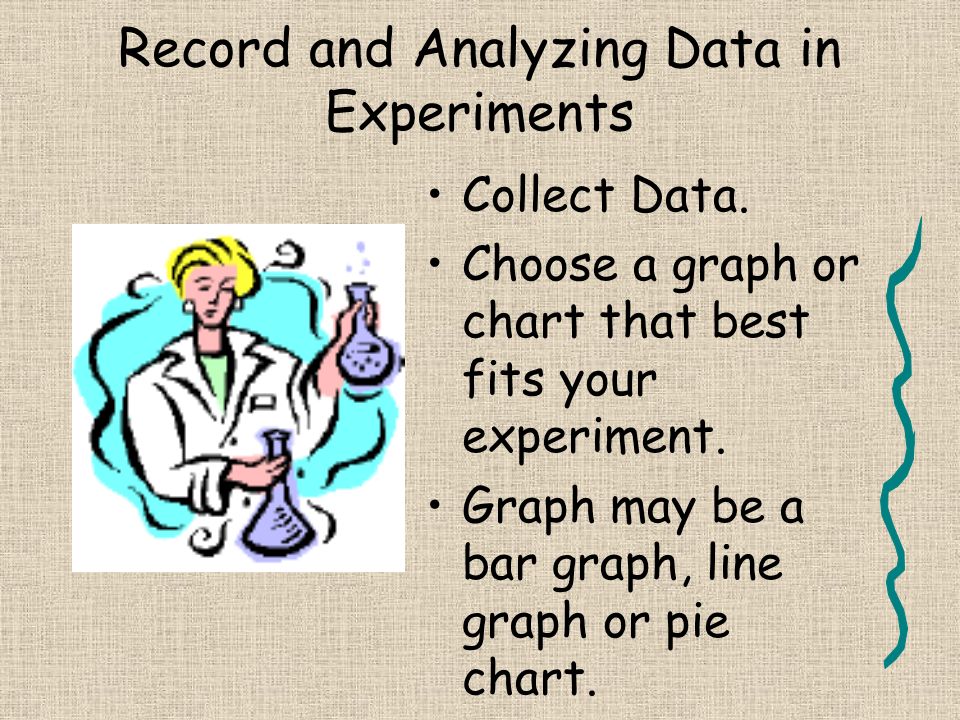 Record and Analyzing Data in Experiments
