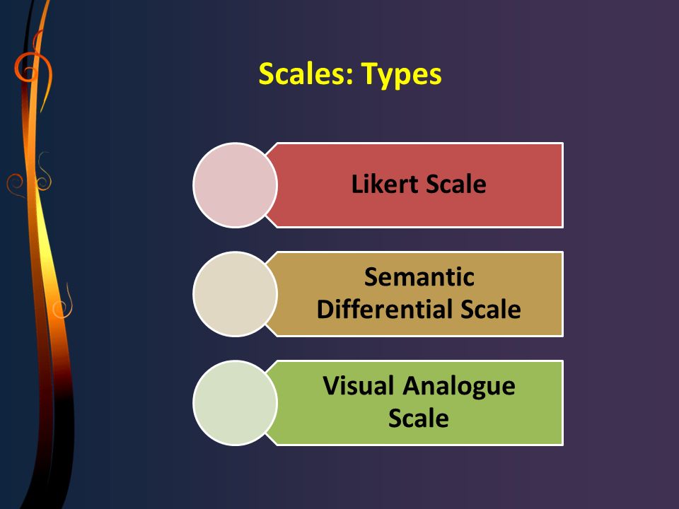 Semantic Differential Scale
