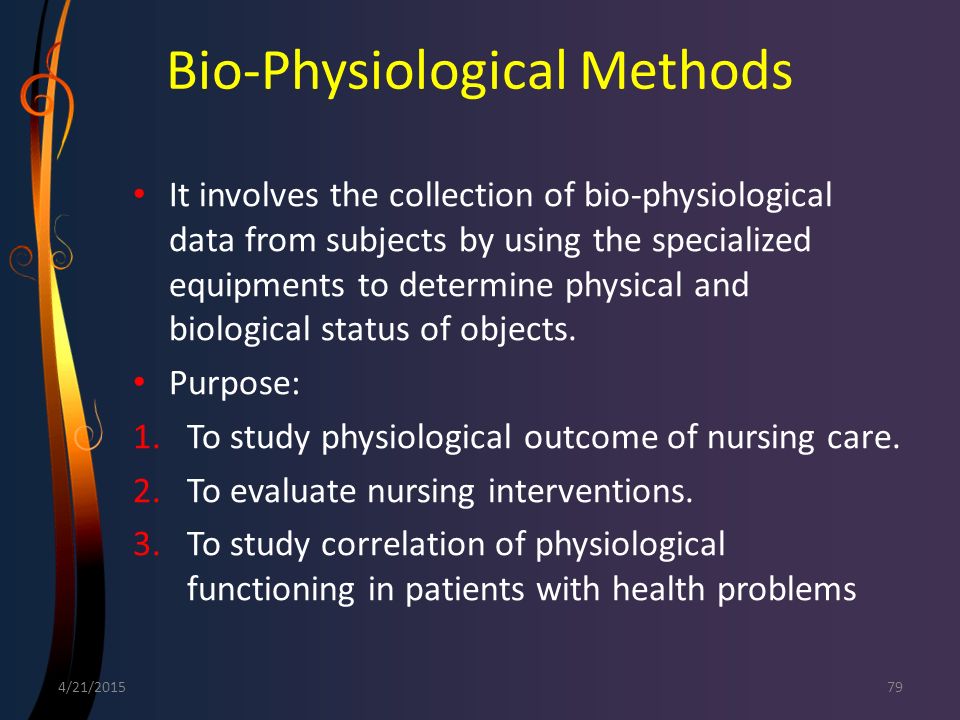 Bio-Physiological Methods