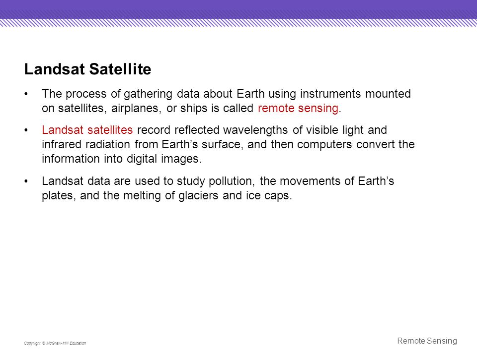 Essential Questions What Are Some Of The Different Types Of Remote Sensing How Are Satellites And Sonar Used To Map Earth S Surface And Its Oceans What Ppt Download