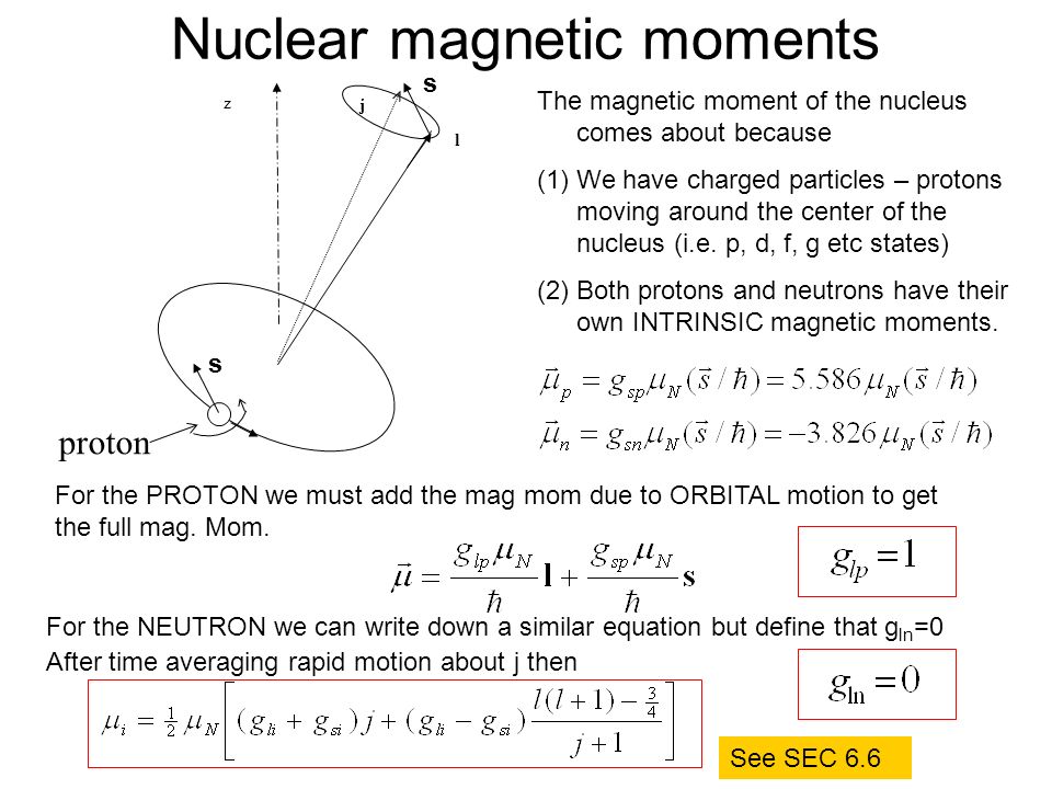 The Shell Model of the Nucleus 5. Nuclear moments - ppt video online  download