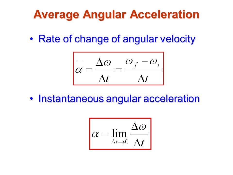 Up until now. Angular Acceleration Formula. Angular Velocity Formula. Average Acceleration Formula. Linear Acceleration Formulas.