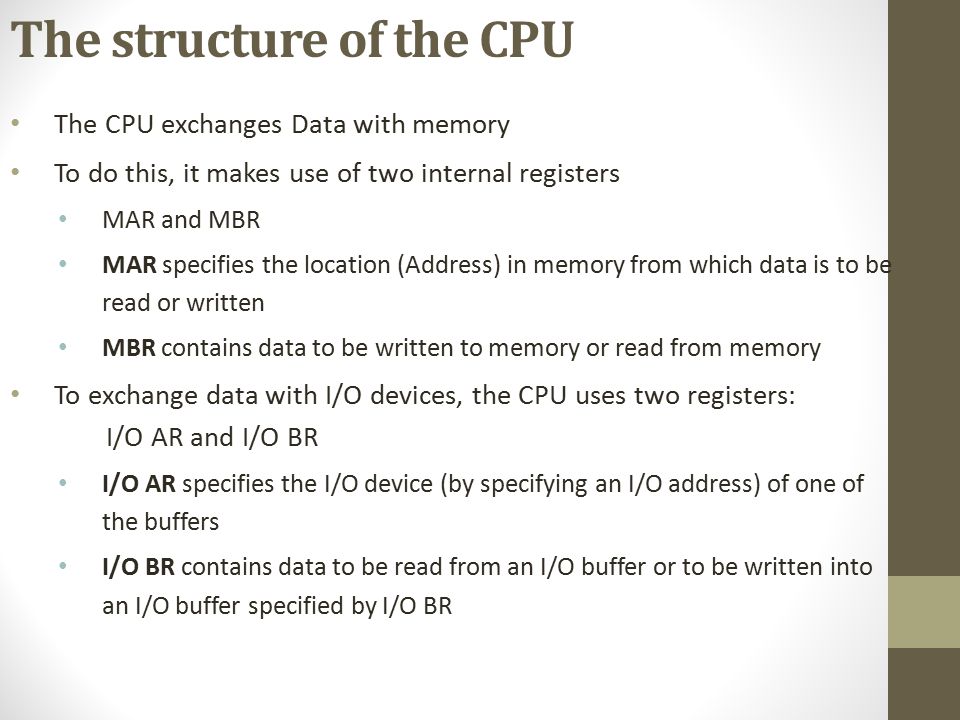 The Structure of the CPU - ppt video online download