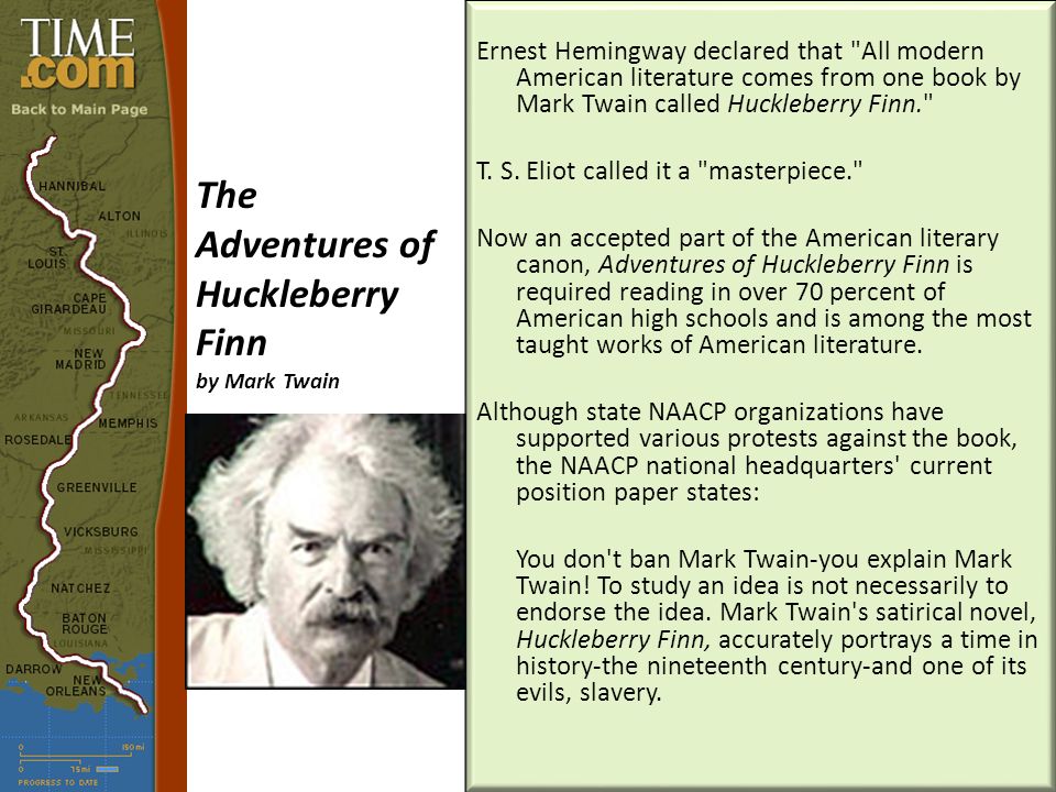 Mark Twain wrote the Adventures of Huckleberry ответы.